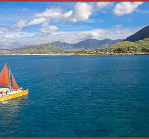 Afternoon sail charter with stunning Kona sunset vistas