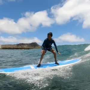 Surf camp designed for kids learning island waves