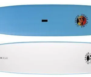 A 7 foot 6 inch surfboard ready for ocean waves