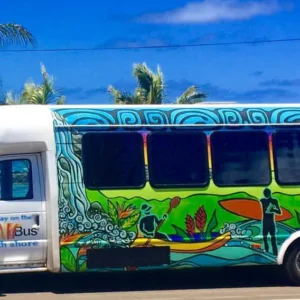 Scenic coastline view from North Shore Oahu tour