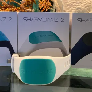 Shark Banz 2 device displayed for daily rental use