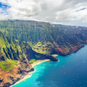 Scenic eco tour along Kauai's Na Pali Coast coastline