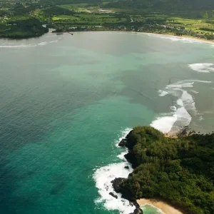 One-on-one private surf coaching at Hanalei Bay