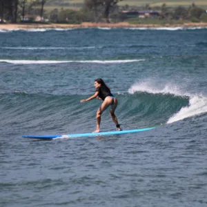 Private one-hour beginner surf lesson on gentle waves