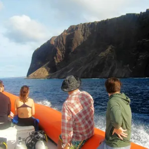 Diving adventure exploring Lana'i underwater landscapes