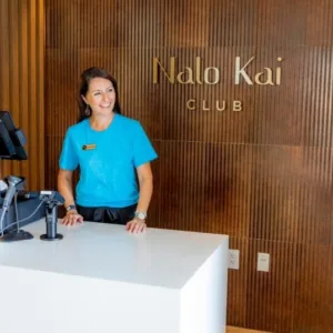 Relaxing lounge area with ocean views at Nalo Kai