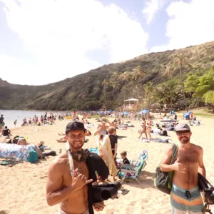 Snorkelers exploring vibrant marine life in clear waters