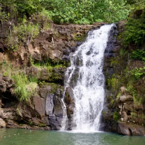 Private tour visiting waterfalls on North Shore