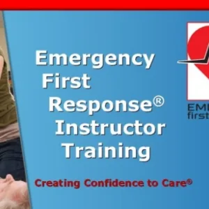 Certified instructor teaching emergency first response skills