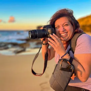 Sunrise illuminating lush island landscape during adventure tour