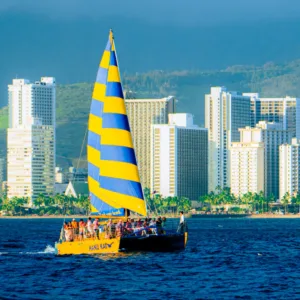 Private morning sail with traditional Hawaiian ceremony