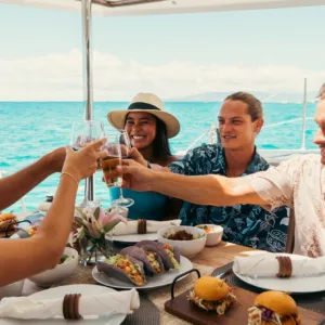 Small group cruising for six hours near Waikiki beach