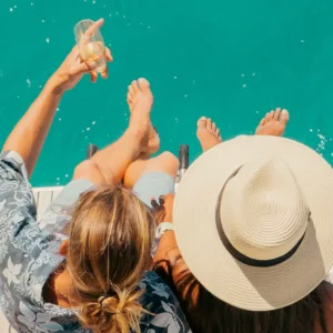 Small group enjoying a 6.5 hour ocean cruise