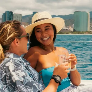 Group of six on a seven hour ocean adventure