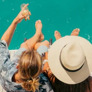 Seven to twelve guests on a 6.5 hour ocean cruise