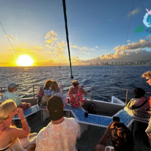 Sunset cruise featuring live local music and DJ entertainment