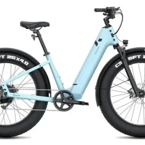 Island tour group riding e-bikes along Maui coast