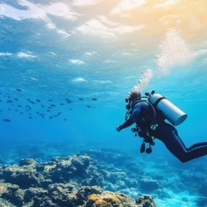 Experienced guide leading private shore dive in Maui