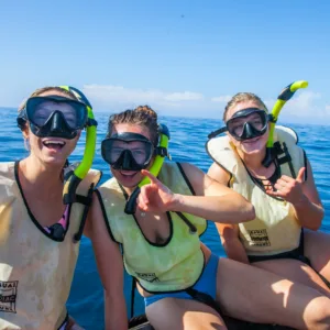 Zodiac boat snorkeling adventure on Kauai’s south shore