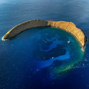 Snorkeling and diving trip at Molokini Crater with clear visibility