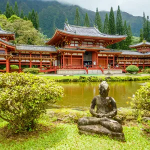 Polaris Slingshot parked on scenic Oahu road