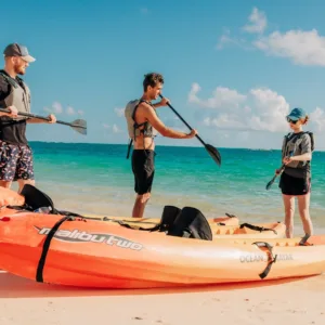 Beginner-friendly guided kayak tour to Popoia Island