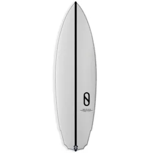 5 foot 10 inch SciFi 2.0 LFT surfboard on shore