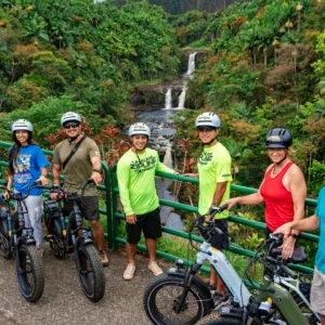 eBike tour with swimming at Umauma Experience waterfalls