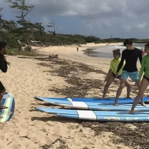 Advanced surf lesson focusing on wave reading skills