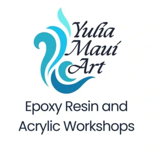 People painting colorful canvases at art party