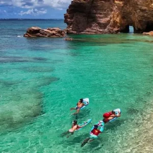 Person pedaling a Maui Sea Bike on ocean surface